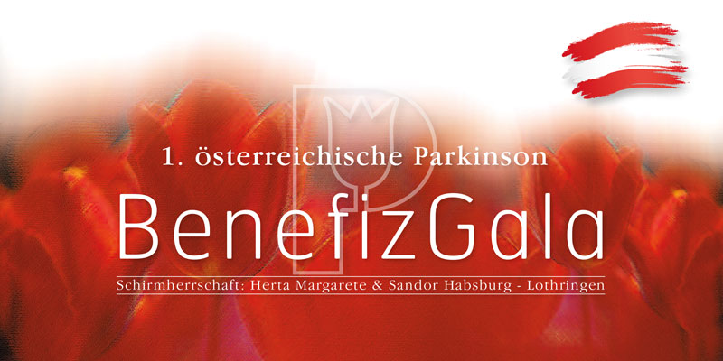 1. österreichsce Parkinson BenefizGala Einladung